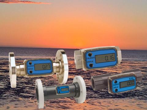 Turbine flow meter for liquid volume measurement